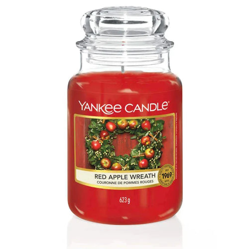 Red Apple Wreath Classic Large Jar