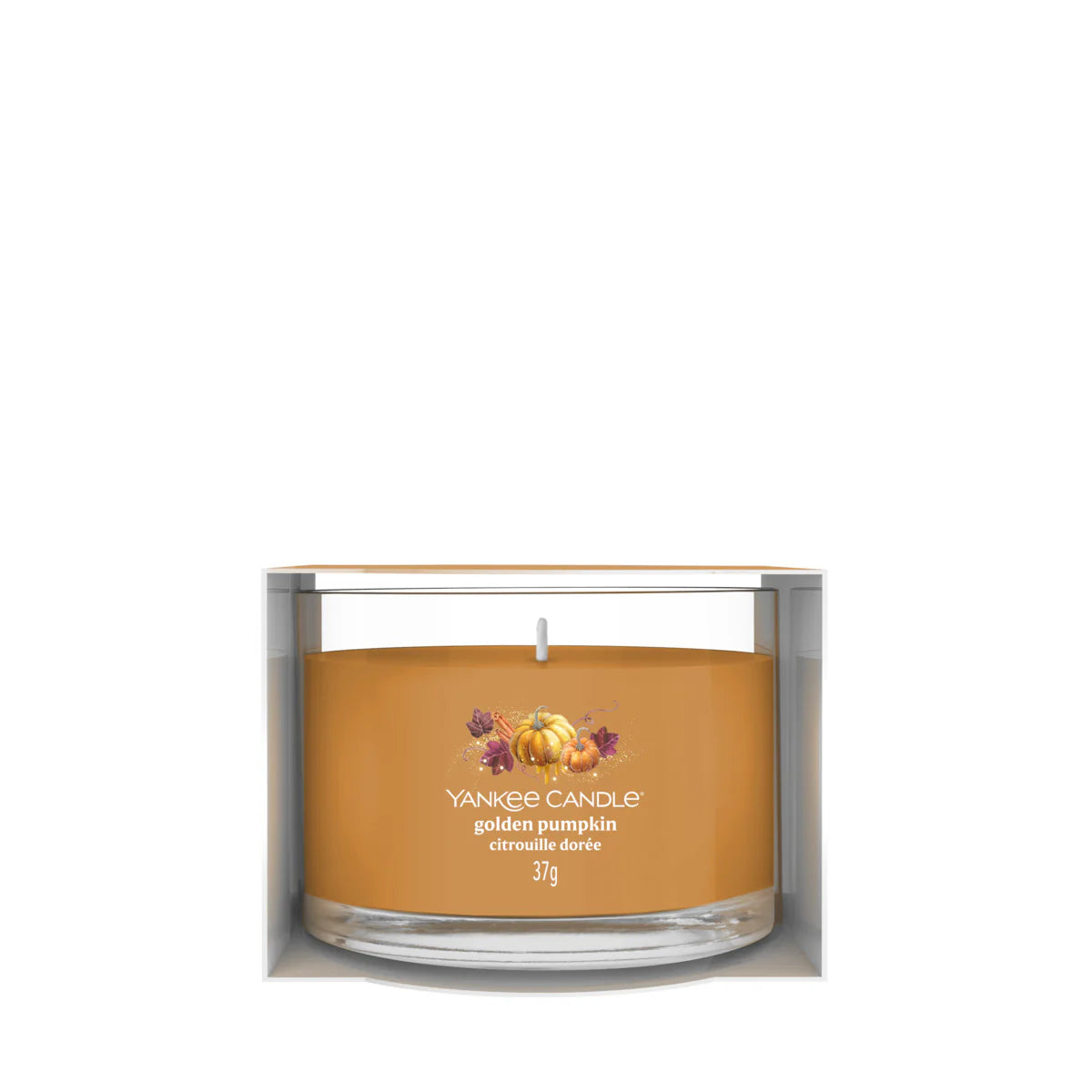 Golden Pumpkin Signature Glass Votive