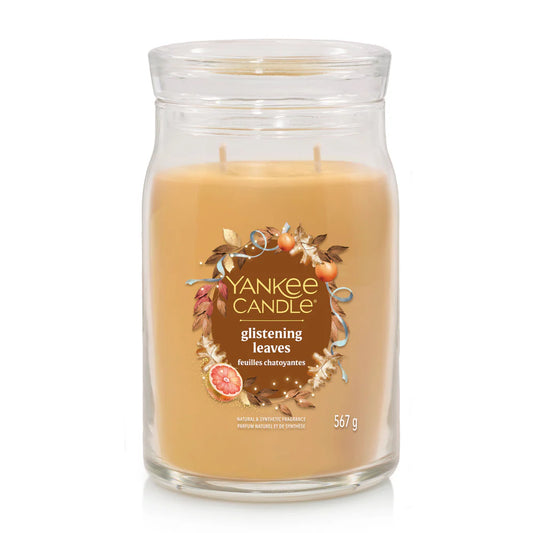 Glistening Leaves Signature Large Jar