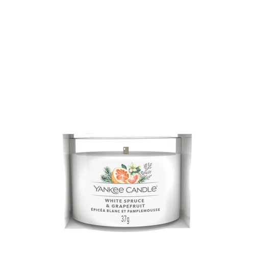 White Spruce & Grapefruit Signature Glass Votive