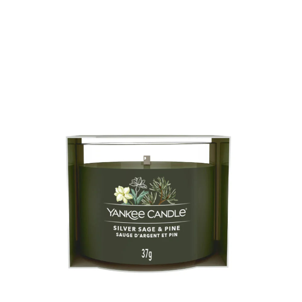 Silver Sage & Pine Signature Glass Votive