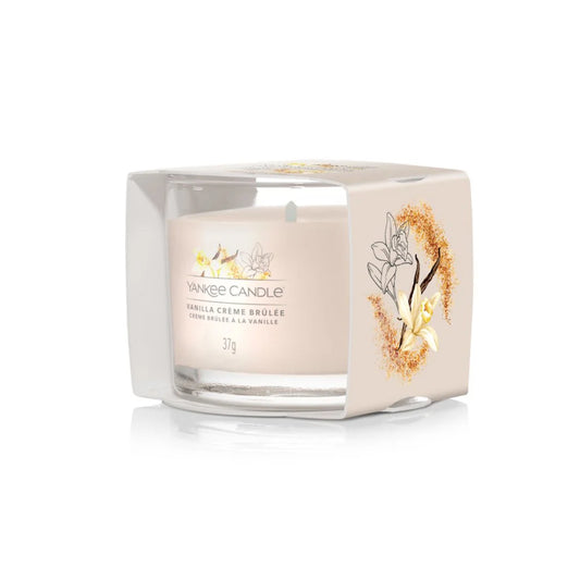 Vanilla Cremé Brullé Signature Glass Votive