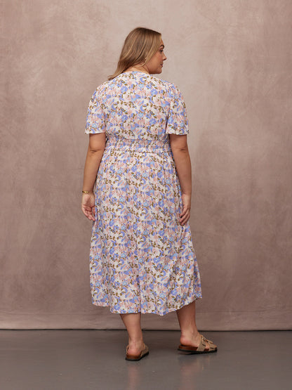 Maddie Short Sleeve Dress - Floral Print