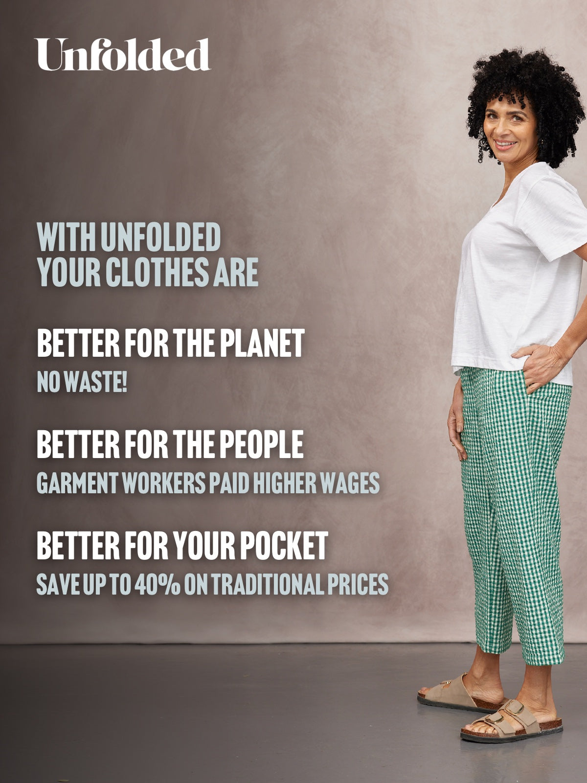 Rhianna Culotte - Green Gingham