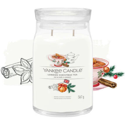 London Christmas Tea -  Signature Large Jar - Black November