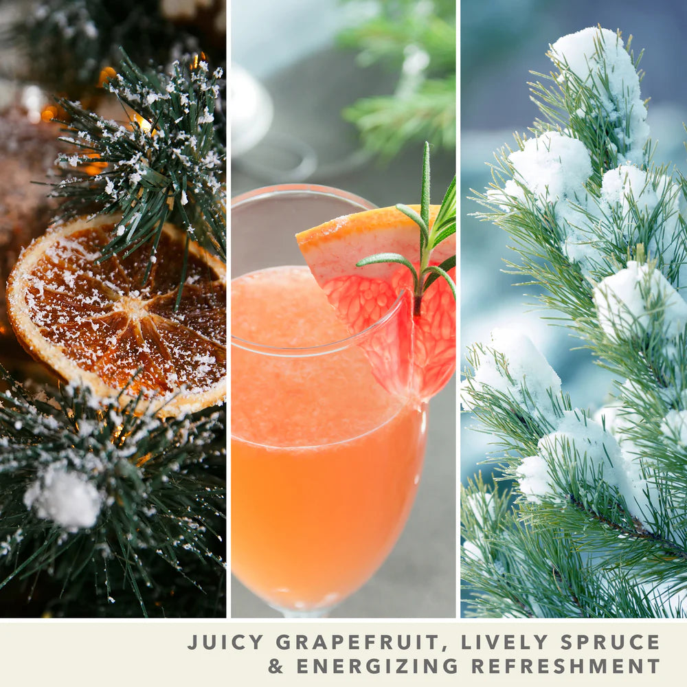 White Spruce & Grapefruit Signature Glass Votive