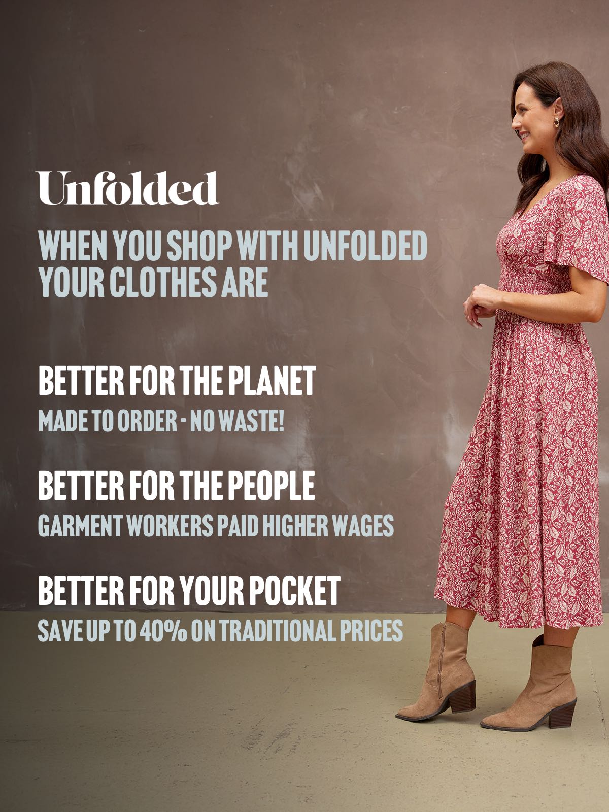 Maddie Short Sleeve Dress - Maroon Leaf Print