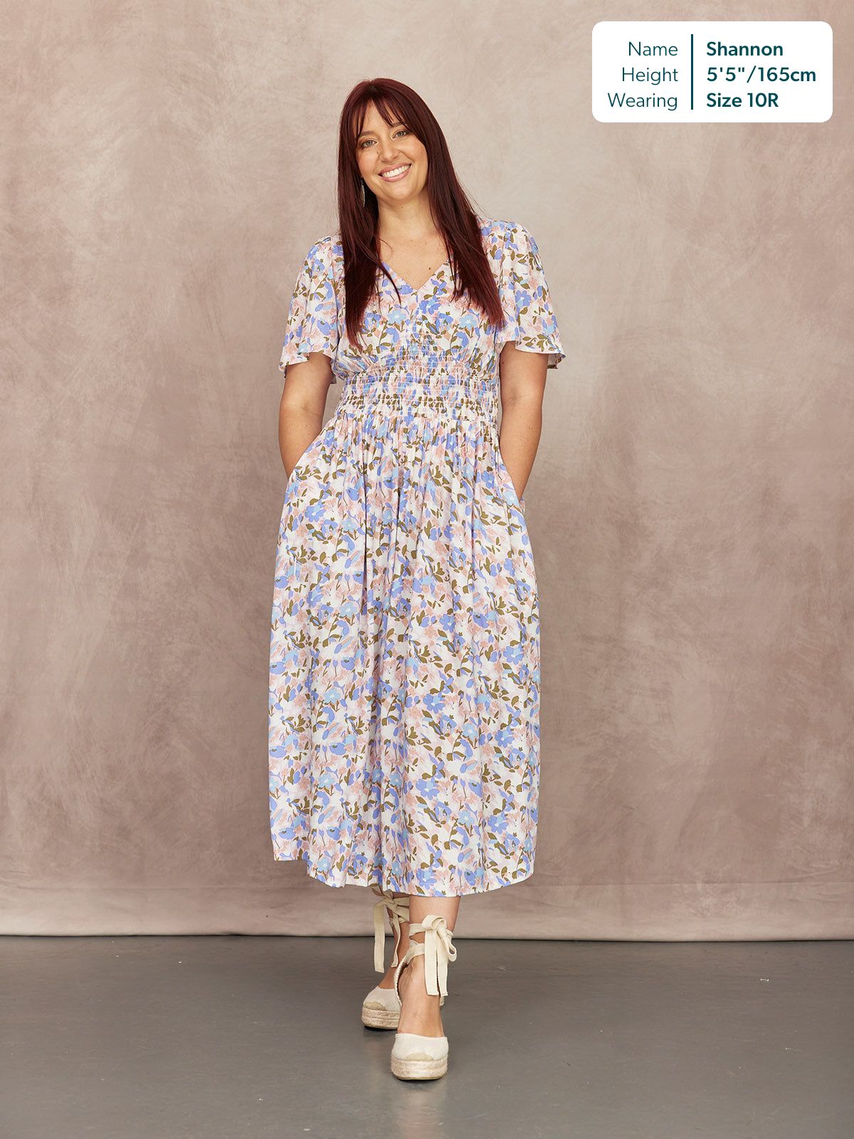 Maddie Short Sleeve Dress - Floral Print