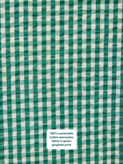 Rhianna Culotte - Green Gingham